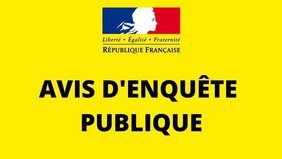 Logo avis d'enquête publique