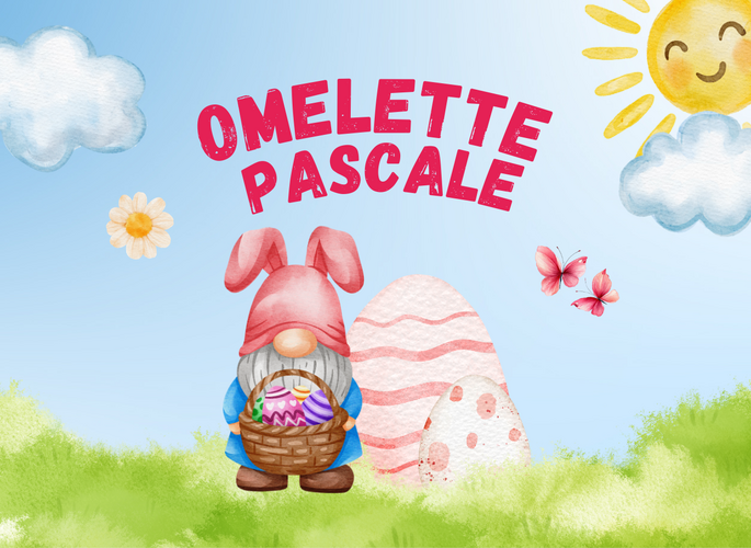 Lutin de Pâques sur fond de printemps