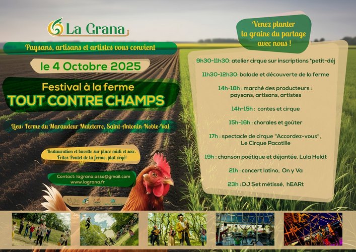 Affiche Festival Tout contre champs