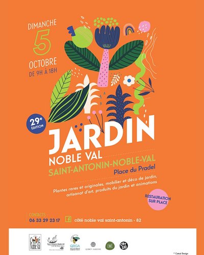 Affiche Jardin Noble Val 2025