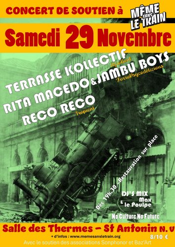 Affiche concert de soutien MST