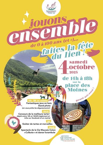 Affiche fête CCAS 4 octobre 2025